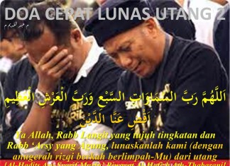 Doa Lunas Utang Miliaran